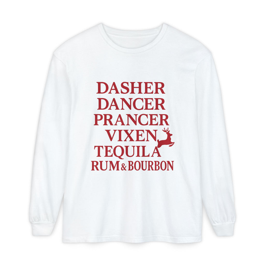 Christmas Reindeer Long Sleeve Tee