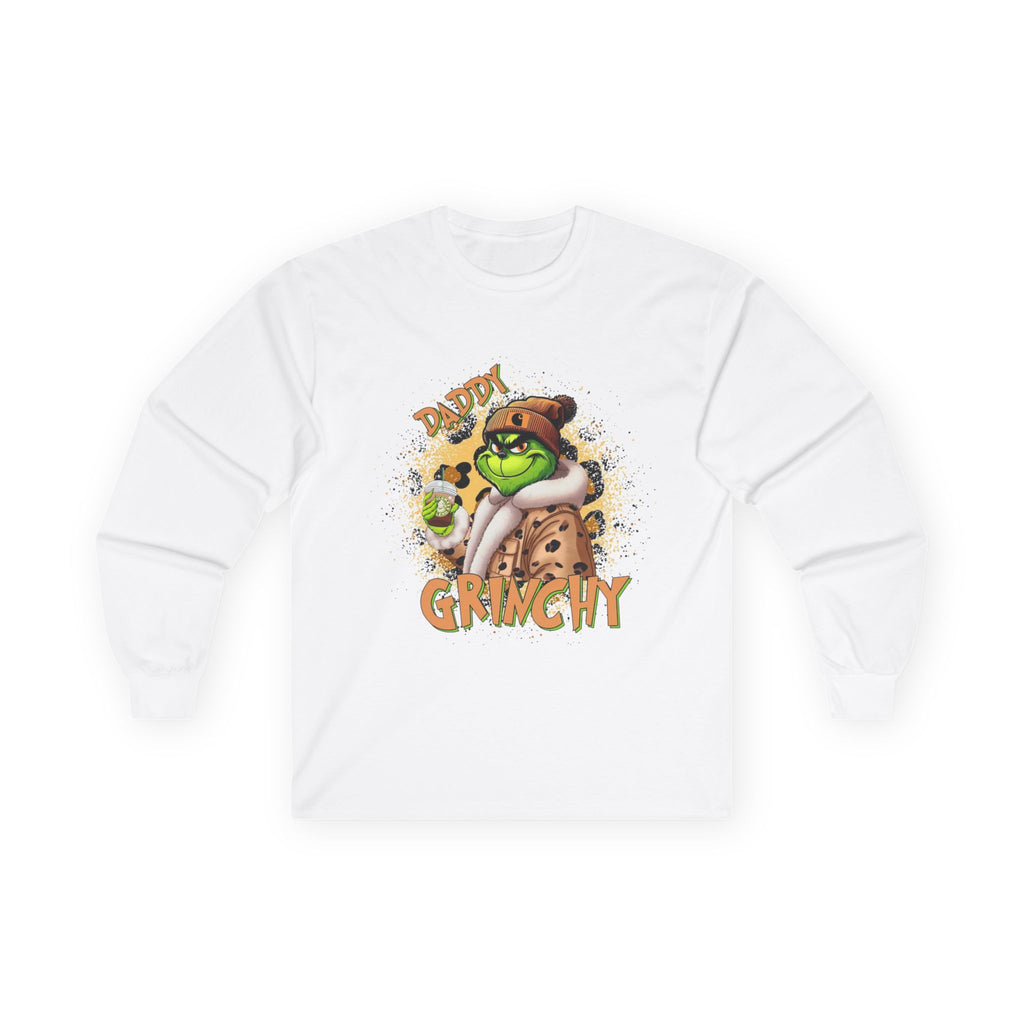 Daddy Grinchy Holiday Long Sleeve Tee