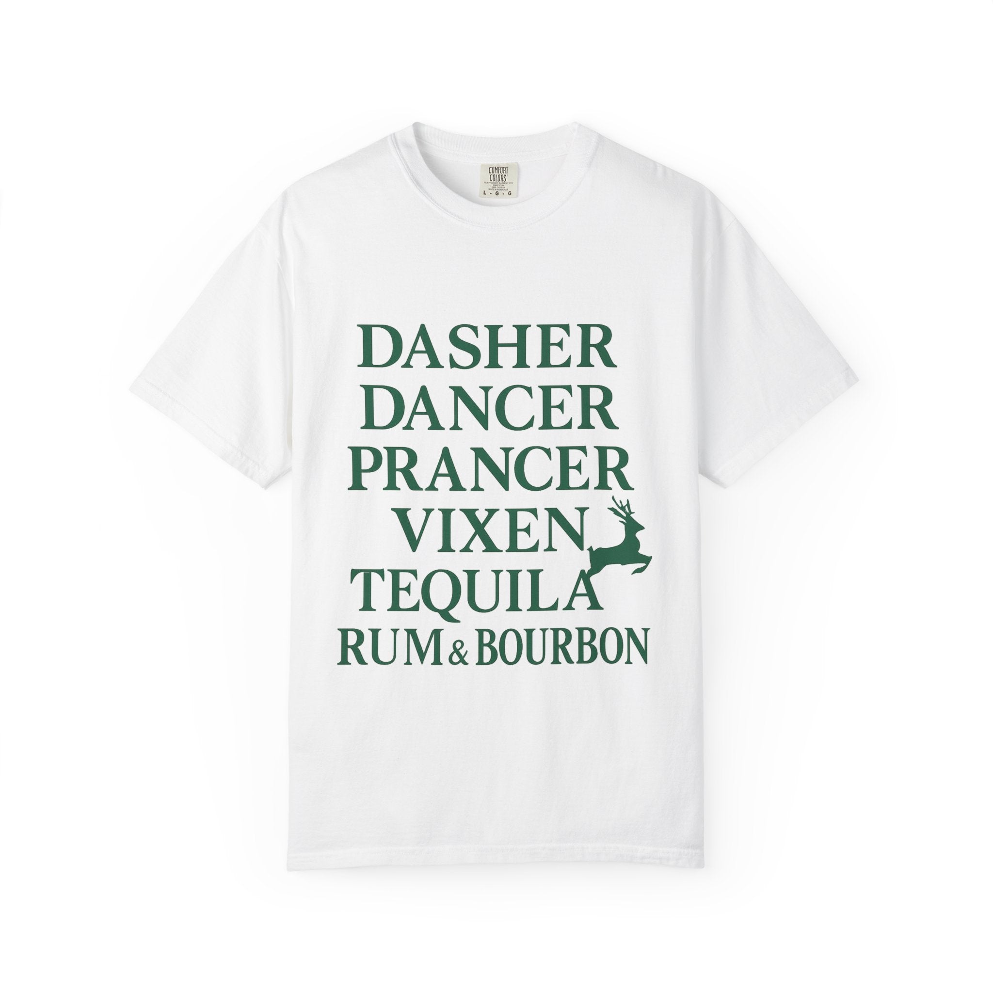 Holiday Cocktail Reindeer Tee